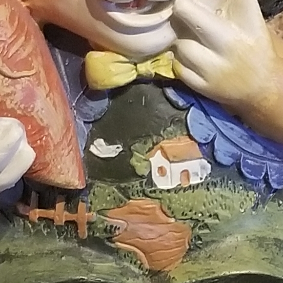 2 Shelf Sitting EASTER BUNNIES w Dangle Legs - Picture 10 of 16